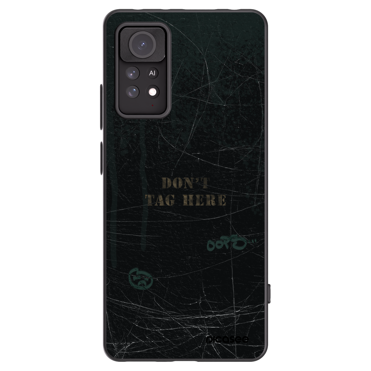 Picasee crna silikonska maskica za Xiaomi Redmi Note 11 Pro - DON´T TAG