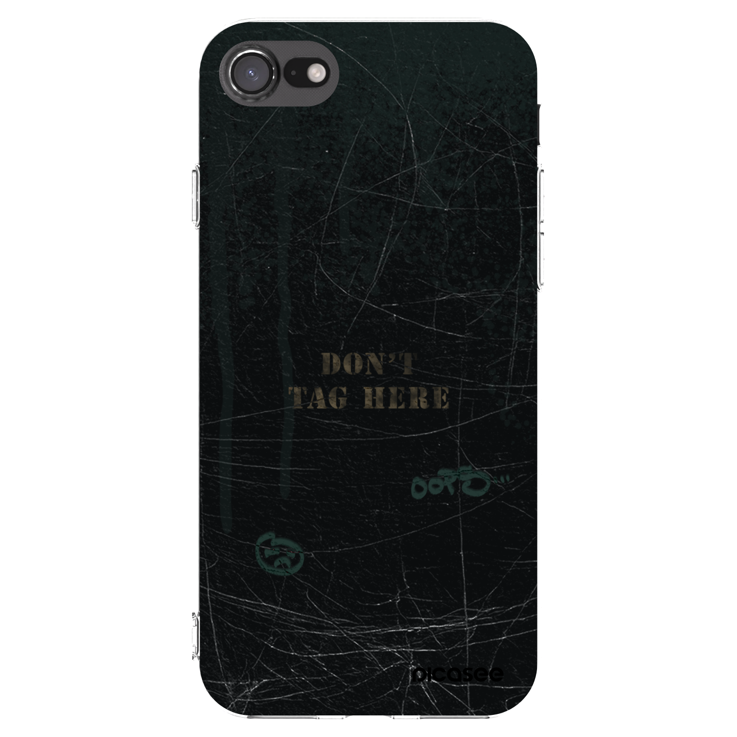 Picasee silikonska prozirna maskica za Apple iPhone SE 2022 - DON´T TAG