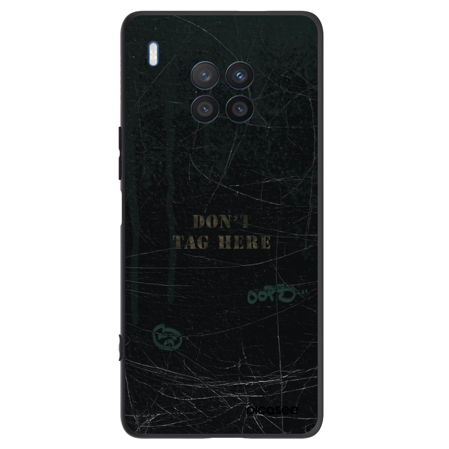 Picasee crna silikonska maskica za Honor 50 Lite - DON´T TAG