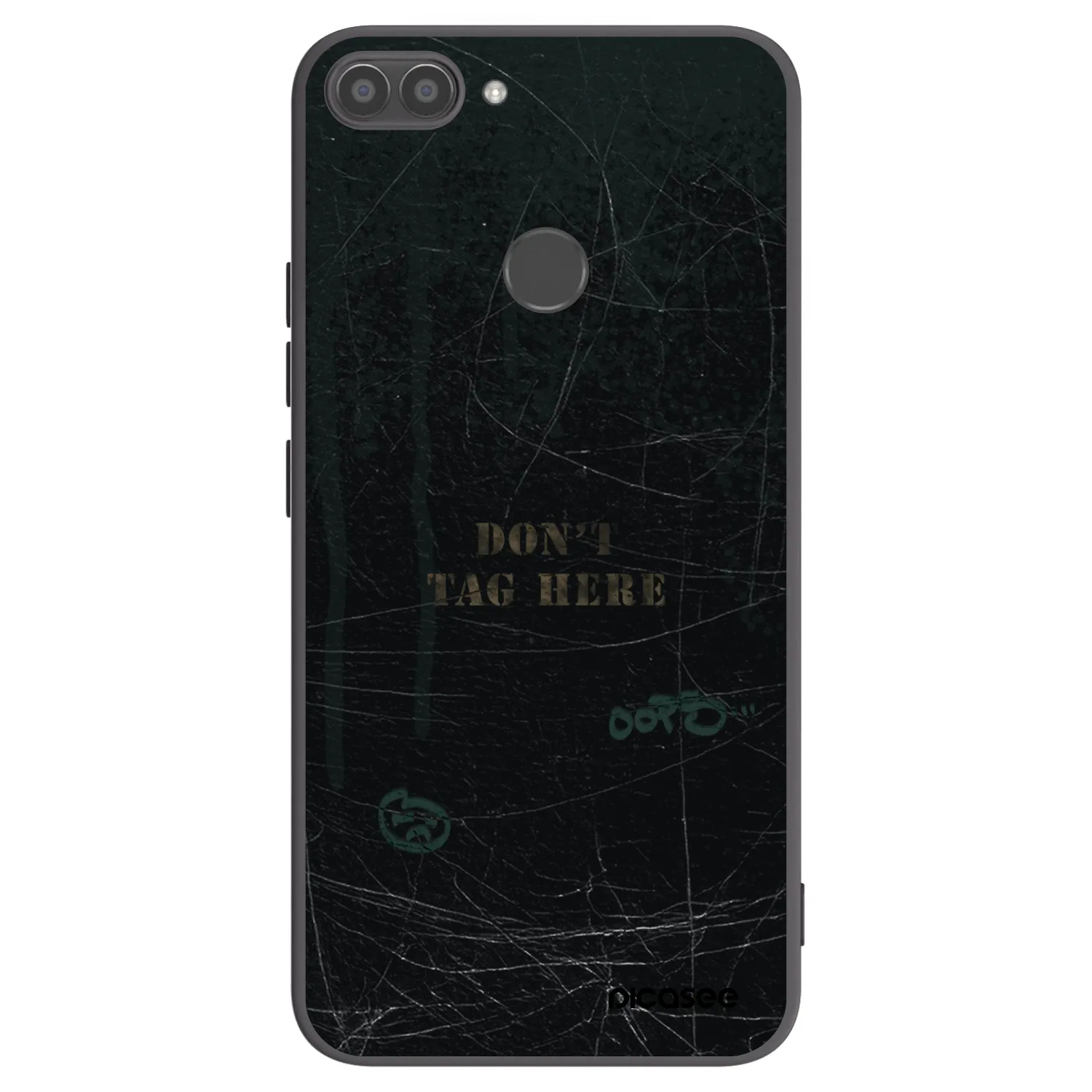 Picasee crna silikonska maskica za Huawei P Smart - DON´T TAG