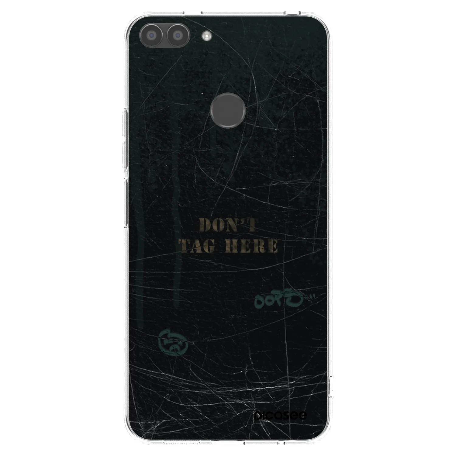 Picasee silikonska prozirna maskica za Huawei P Smart - DON´T TAG