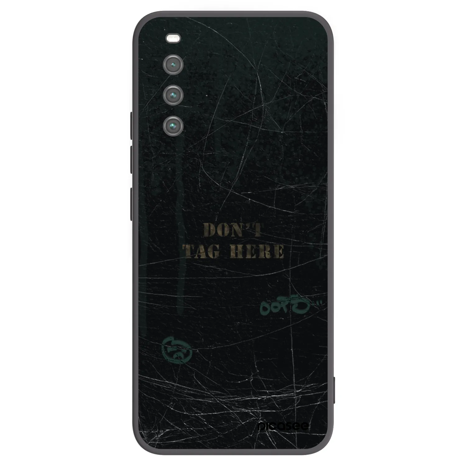 Picasee crna silikonska maskica za Sony Xperia 10 IV 5G - DON´T TAG