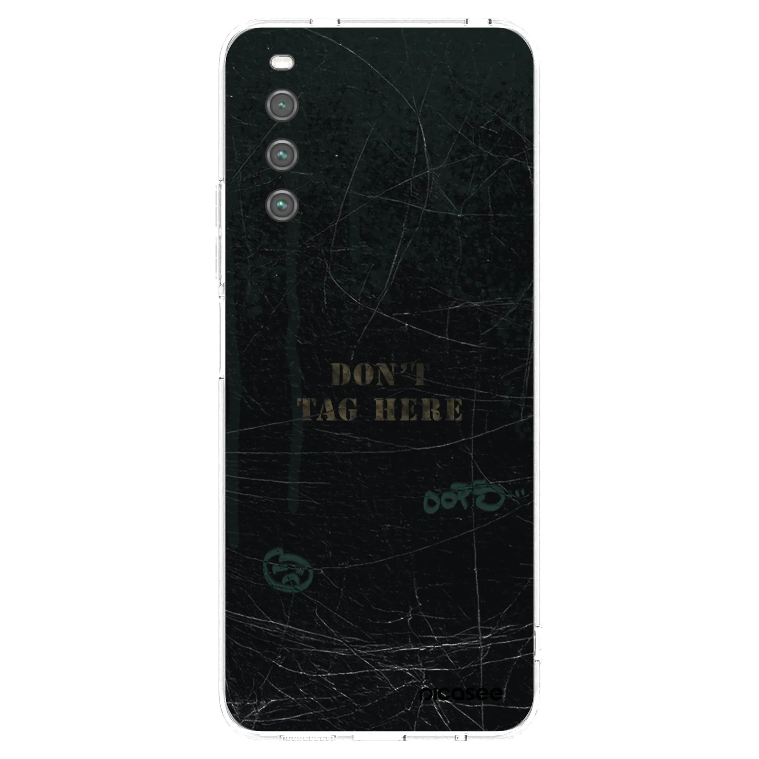 Picasee silikonska prozirna maskica za Sony Xperia 10 IV 5G - DON´T TAG