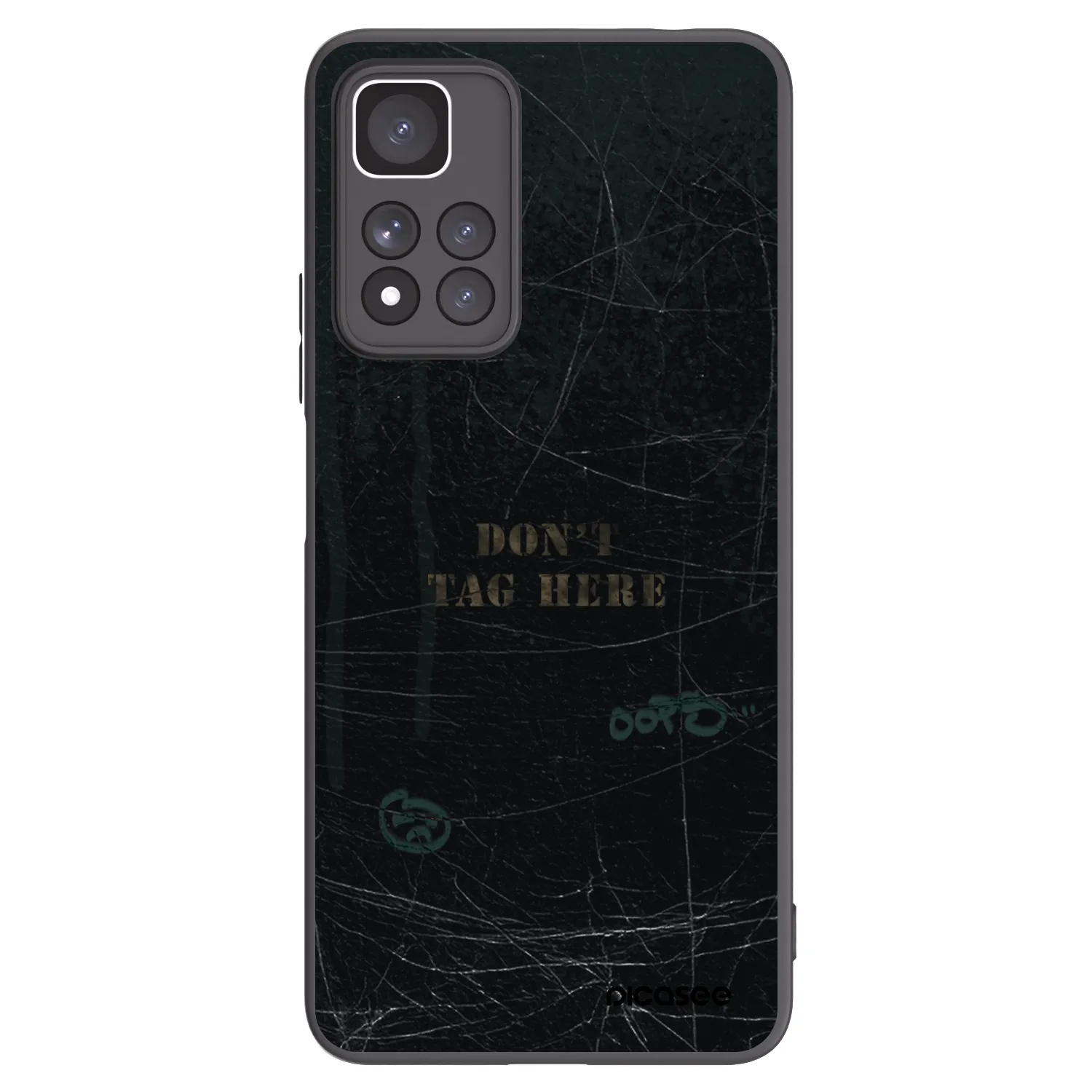 Picasee crna silikonska maskica za Xiaomi Redmi Note 11 Pro+ 5G - DON´T TAG
