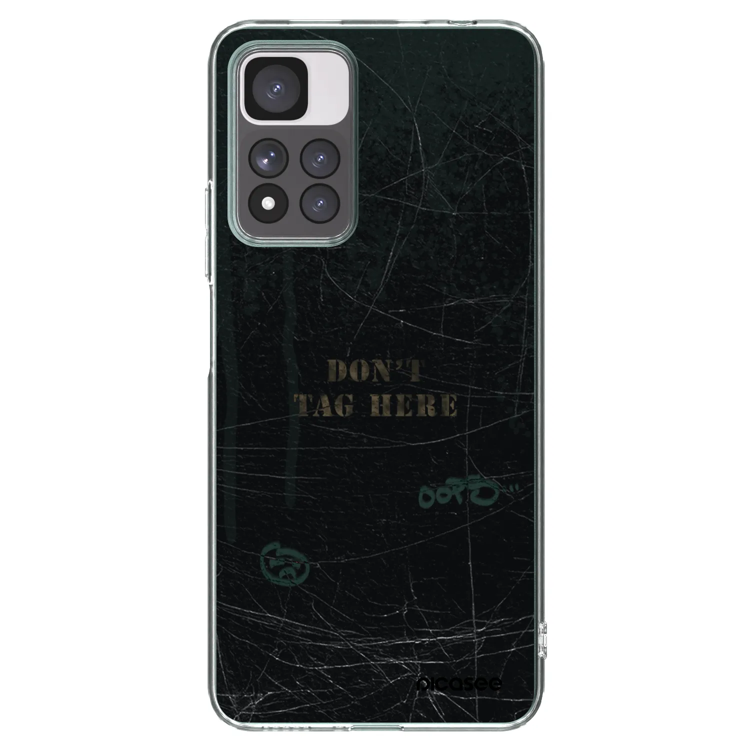 Picasee silikonska prozirna maskica za Xiaomi Redmi Note 11 Pro+ 5G - DON´T TAG