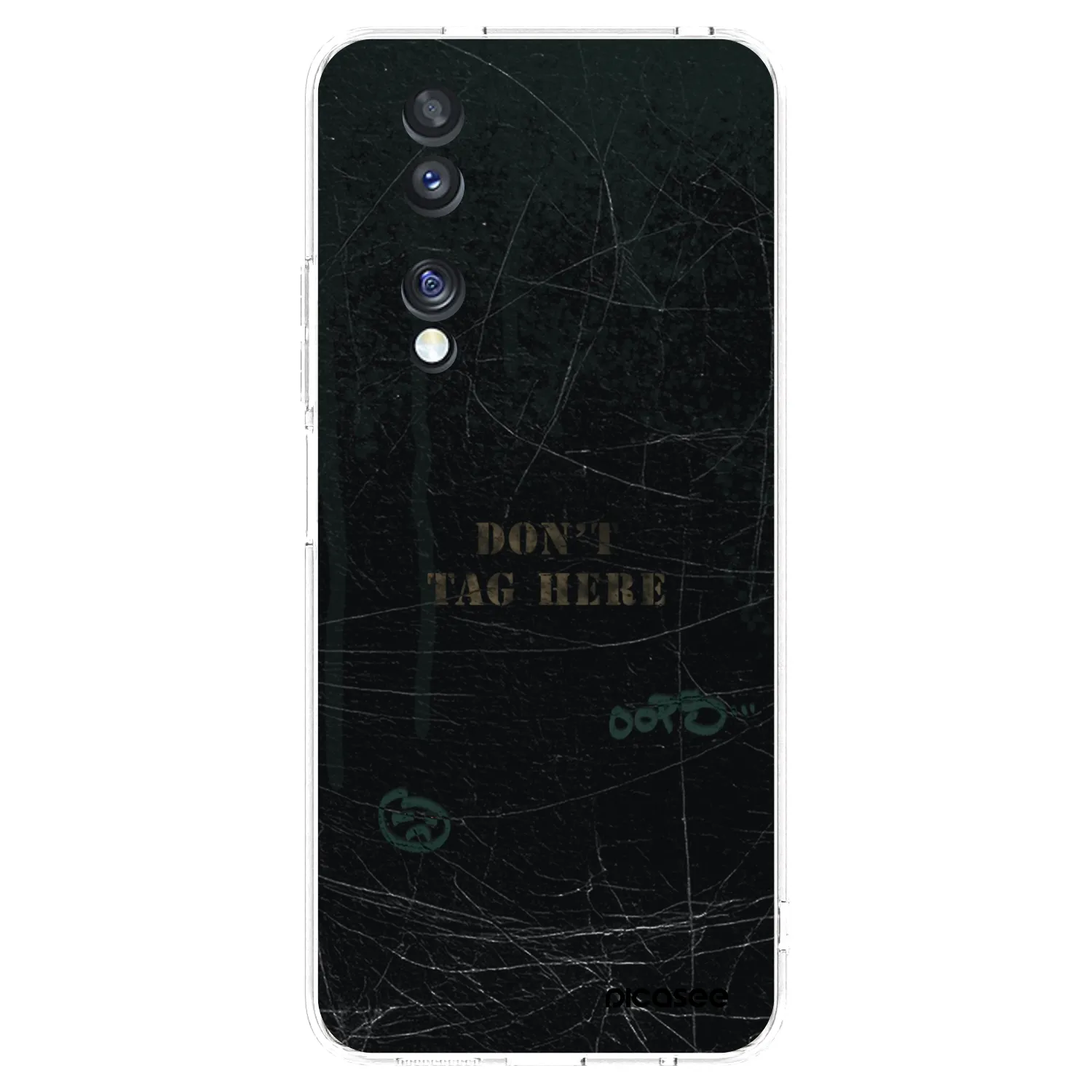 Picasee silikonska prozirna maskica za Honor 70 - DON´T TAG