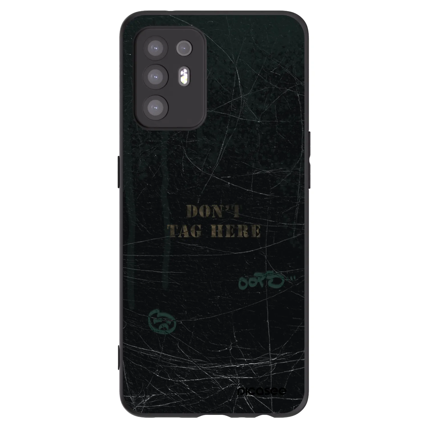 Picasee crna silikonska maskica za OPPO A94 5G - DON´T TAG