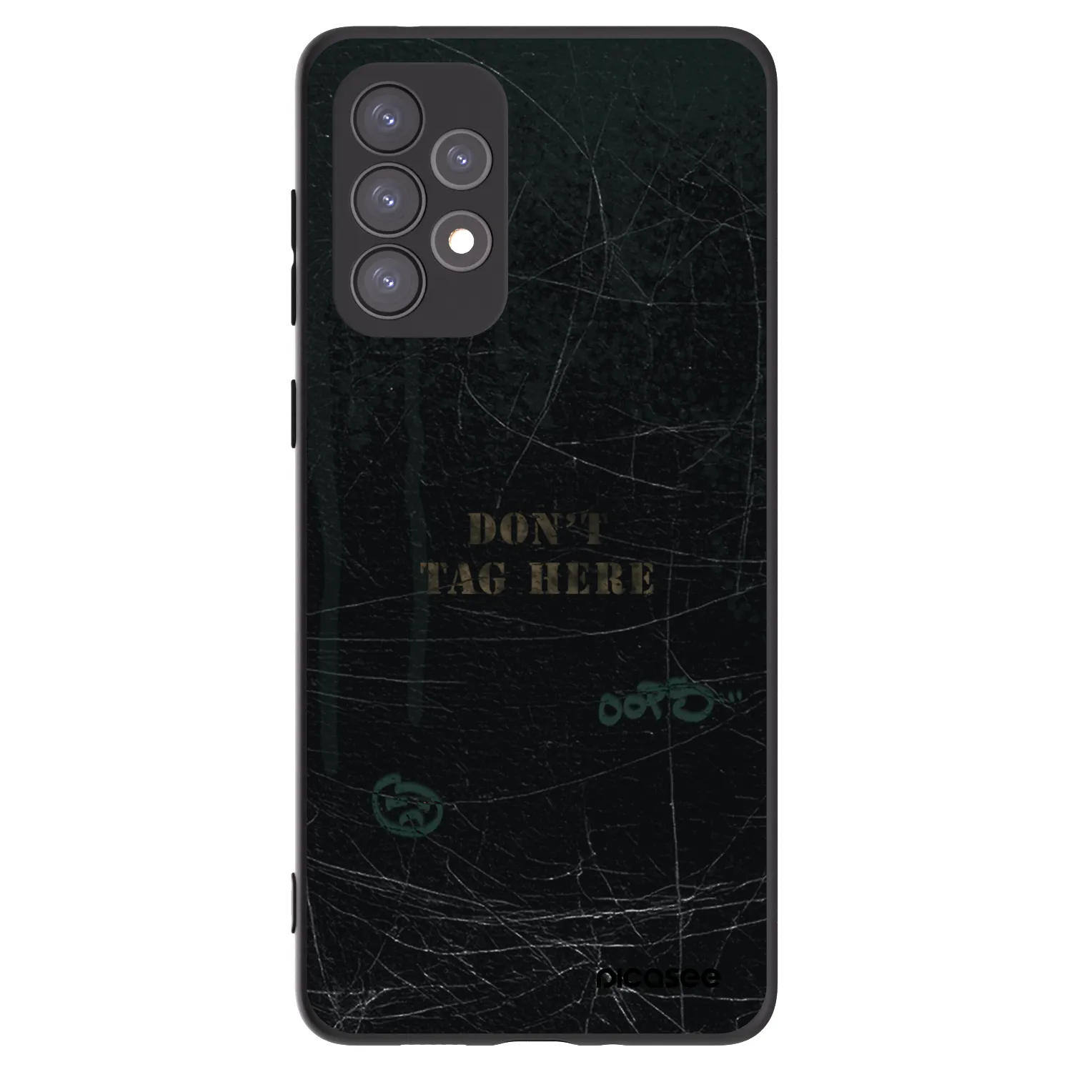 Picasee crna silikonska maskica za Samsung Galaxy A73 5G - DON´T TAG