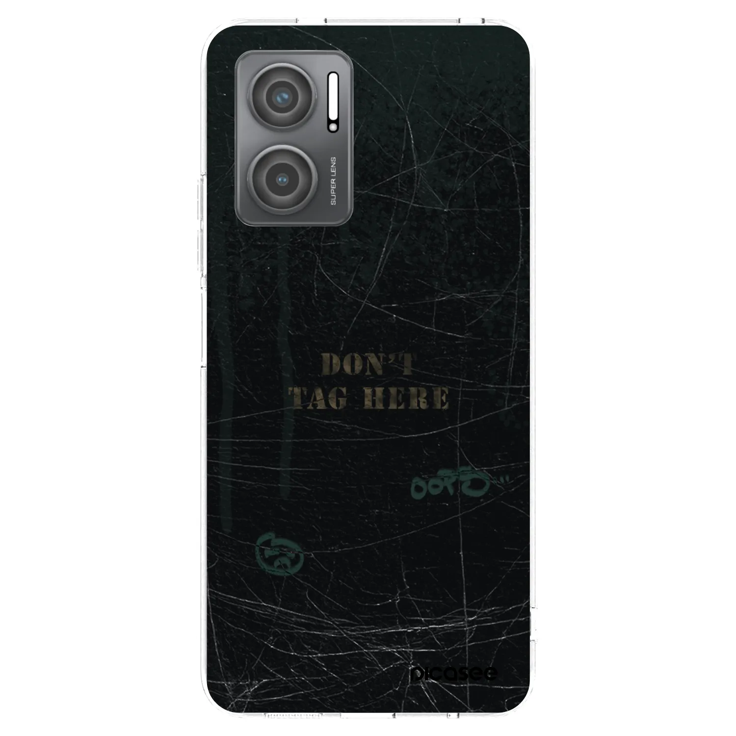 Picasee silikonska prozirna maskica za Xiaomi Redmi 10 5G - DON´T TAG