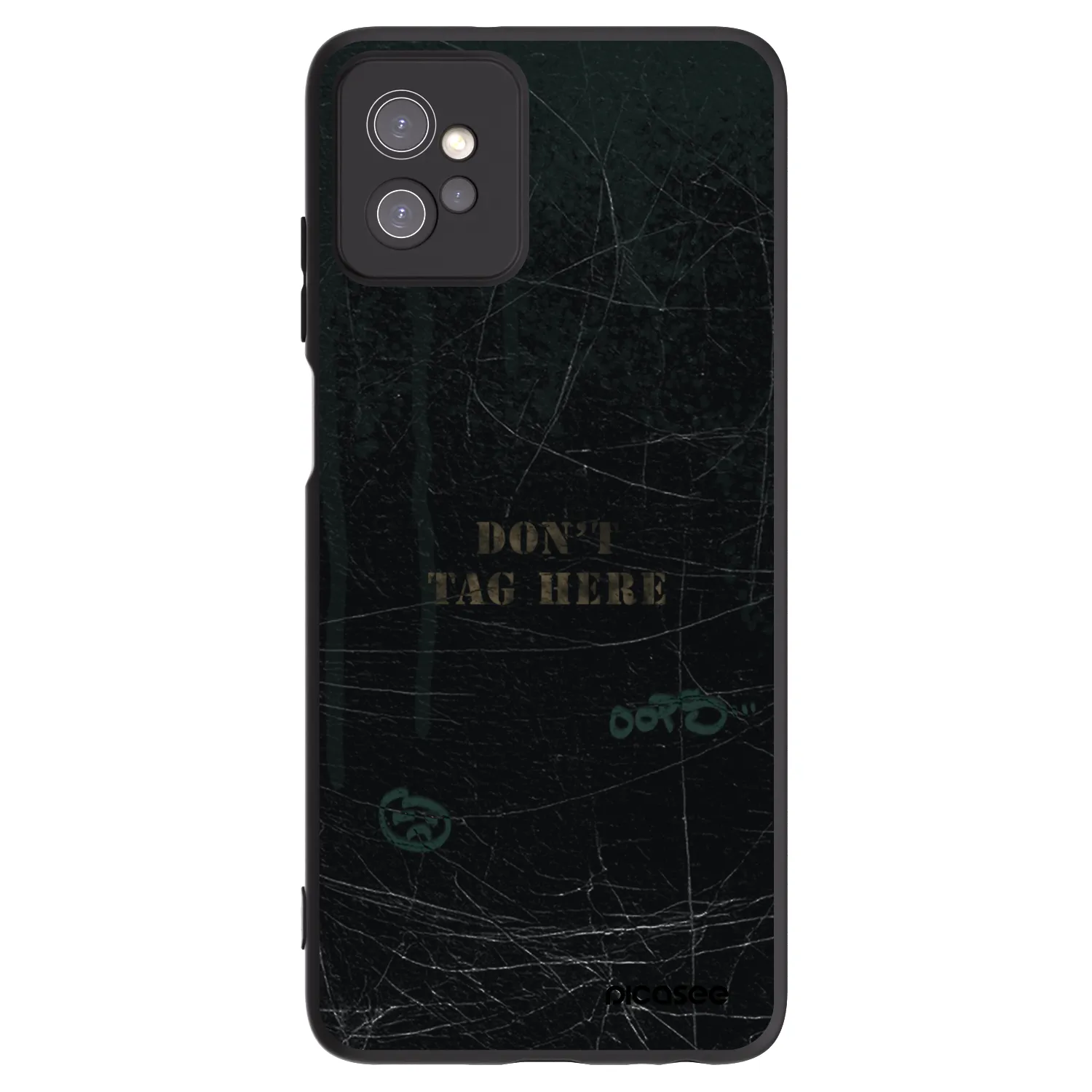 Picasee crna silikonska maskica za Motorola Moto G32 - DON´T TAG