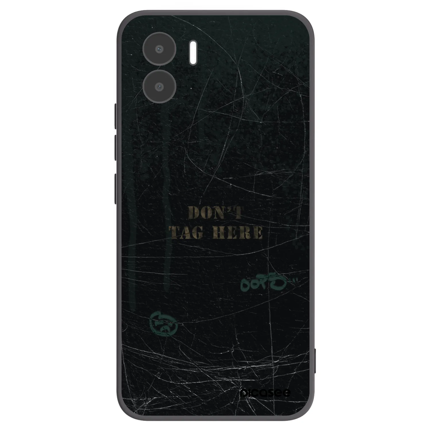 Picasee crna silikonska maskica za Xiaomi Redmi A1 - DON´T TAG