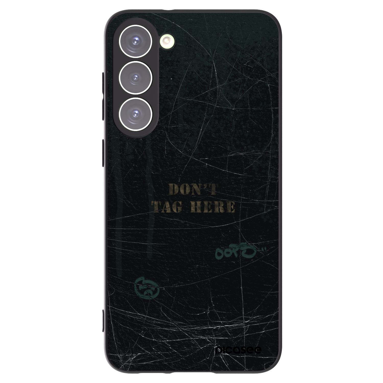 Picasee crna silikonska maskica za Samsung Galaxy S23+ 5G - DON´T TAG