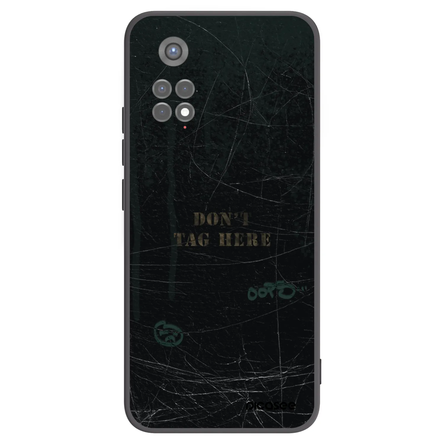Picasee crna silikonska maskica za Xiaomi Redmi Note 11S 5G - DON´T TAG