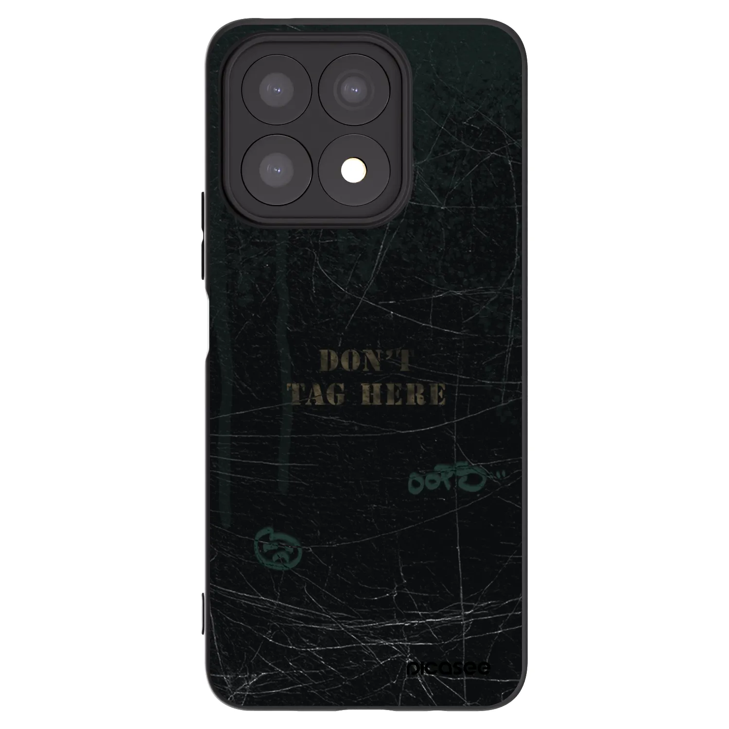 Picasee crna silikonska maskica za Honor X8a - DON´T TAG