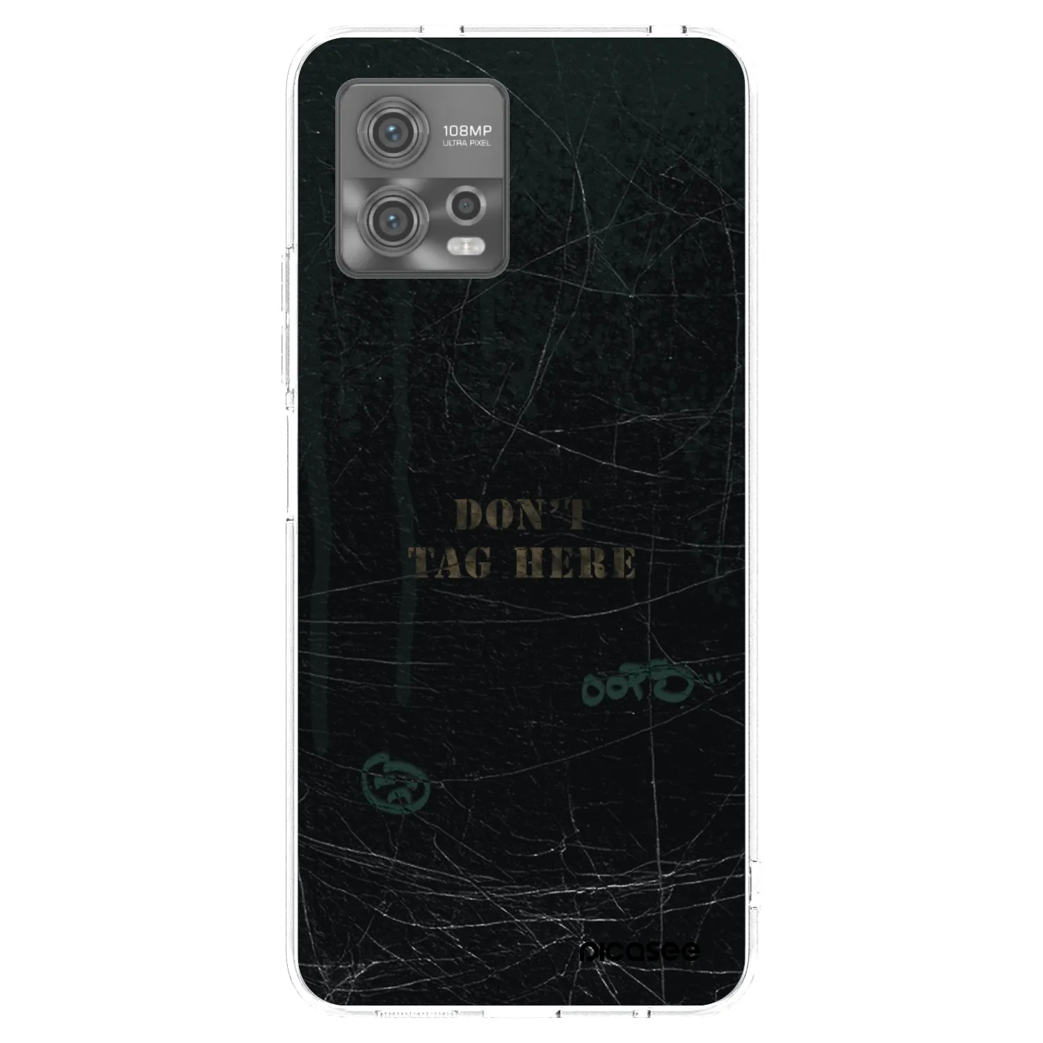 Picasee silikonska prozirna maskica za Motorola Moto G72 - DON´T TAG