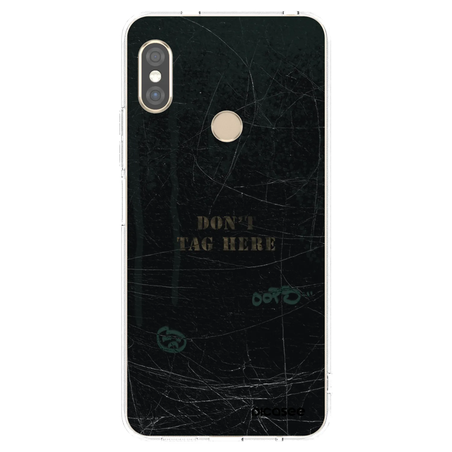 Picasee silikonska prozirna maskica za Xiaomi Redmi Note 5 Global - DON´T TAG