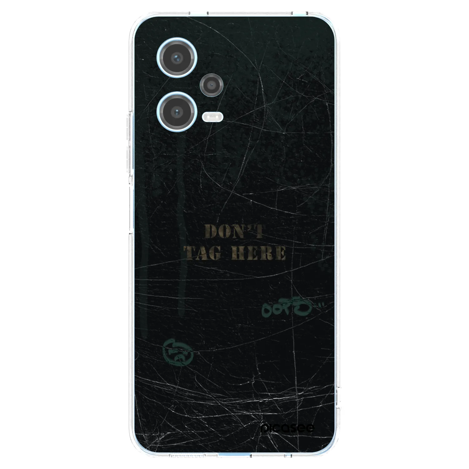 Picasee silikonska prozirna maskica za Xiaomi Redmi Note 12 5G - DON´T TAG