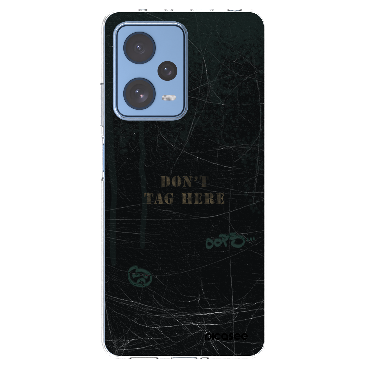 Picasee silikonska prozirna maskica za Xiaomi Redmi Note 12 Pro 5G - DON´T TAG