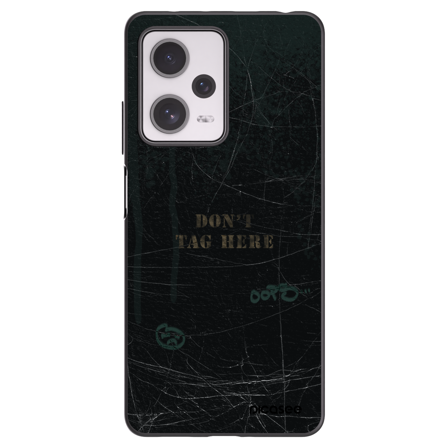 Picasee crna silikonska maskica za Xiaomi Redmi Note 12 Pro+ 5G - DON´T TAG