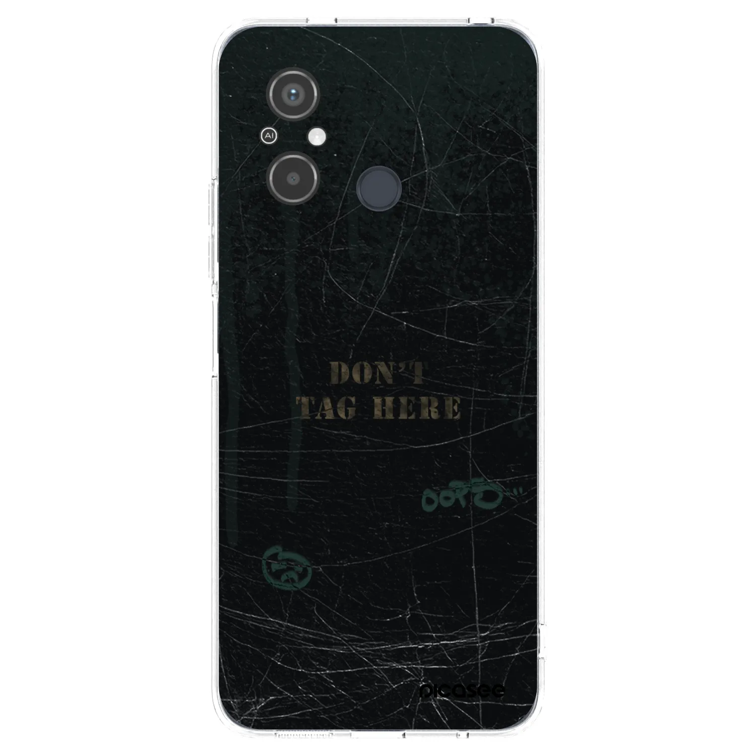 Picasee silikonska prozirna maskica za Xiaomi Redmi 12C - DON´T TAG