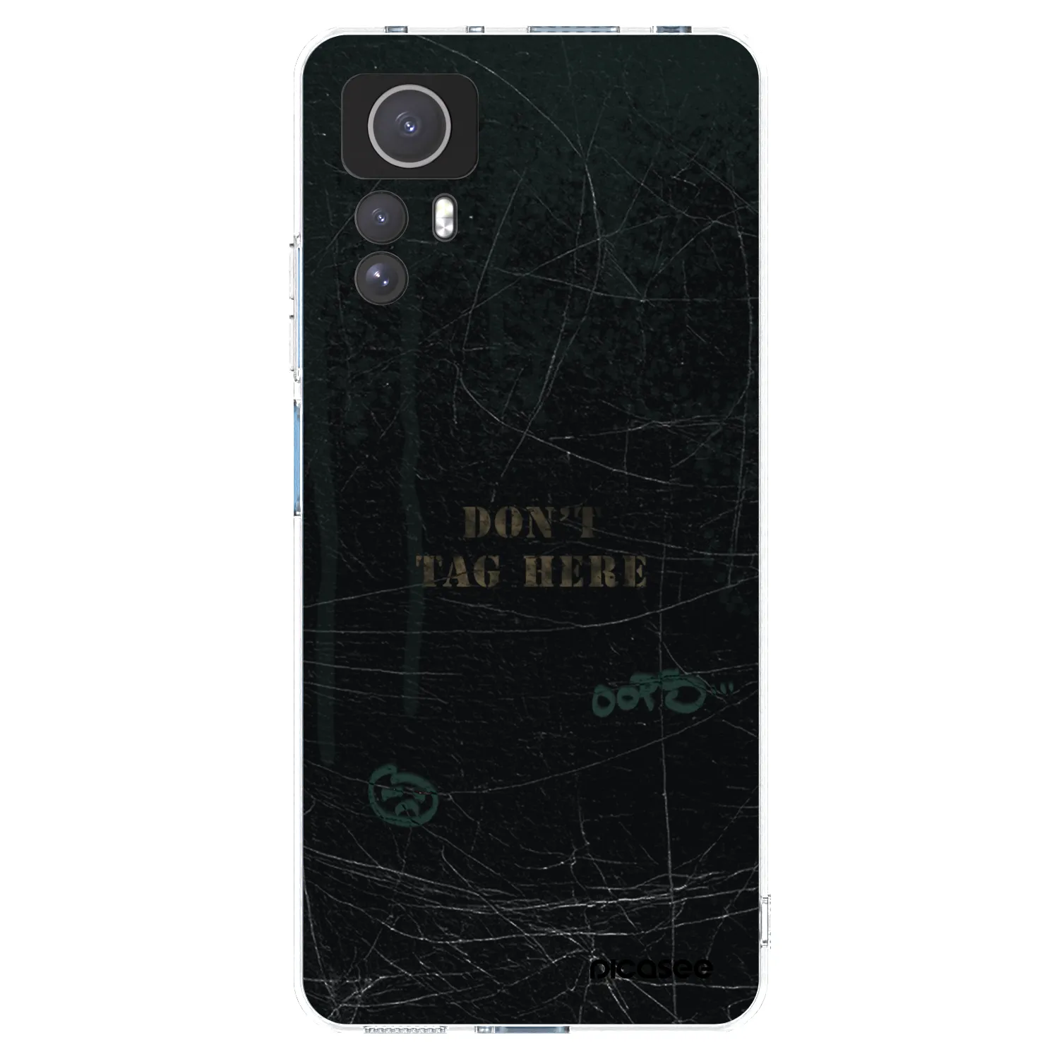 Picasee silikonska prozirna maskica za Xiaomi Redmi Note 12S - DON´T TAG