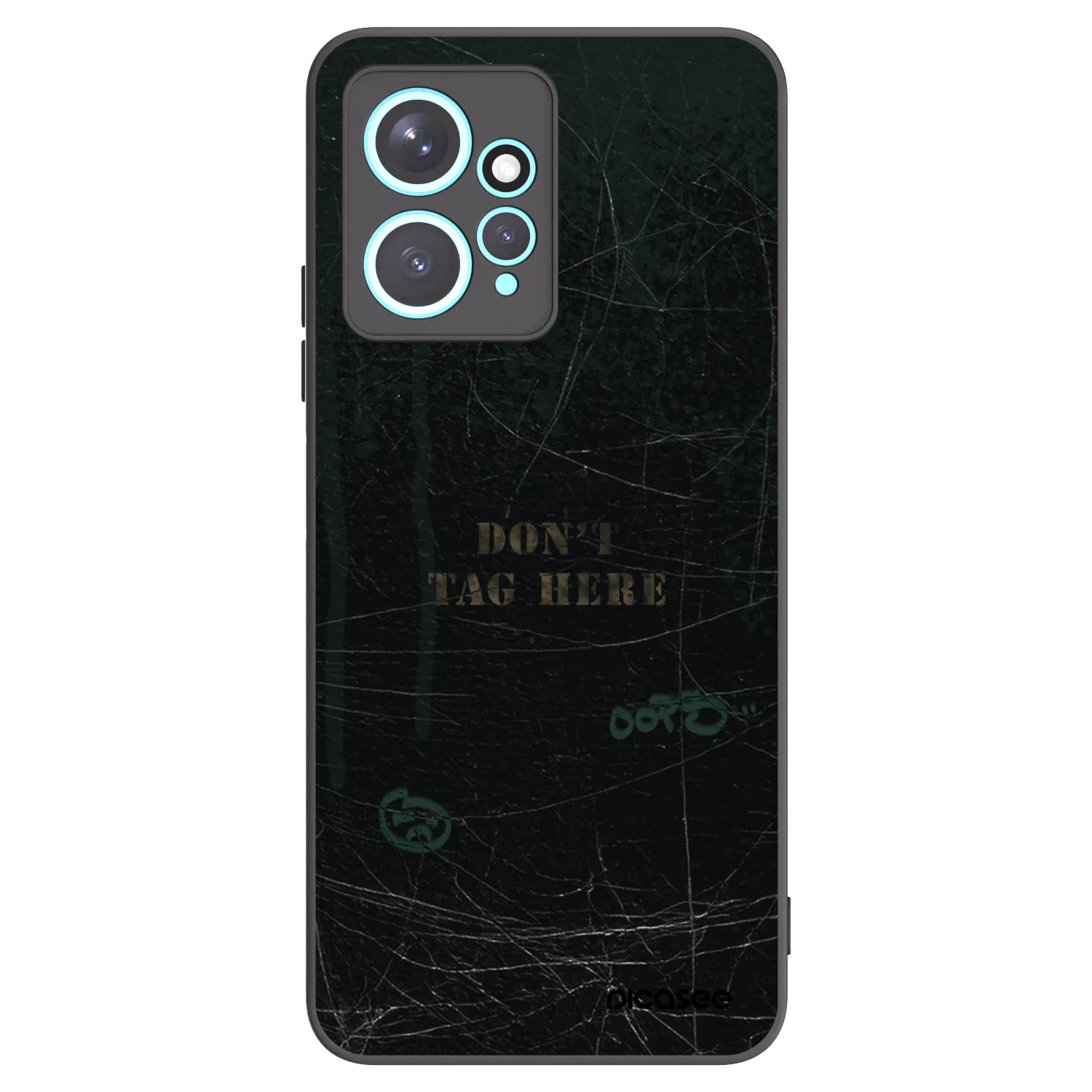 Picasee crna silikonska maskica za Xiaomi Redmi Note 12 4G - DON´T TAG