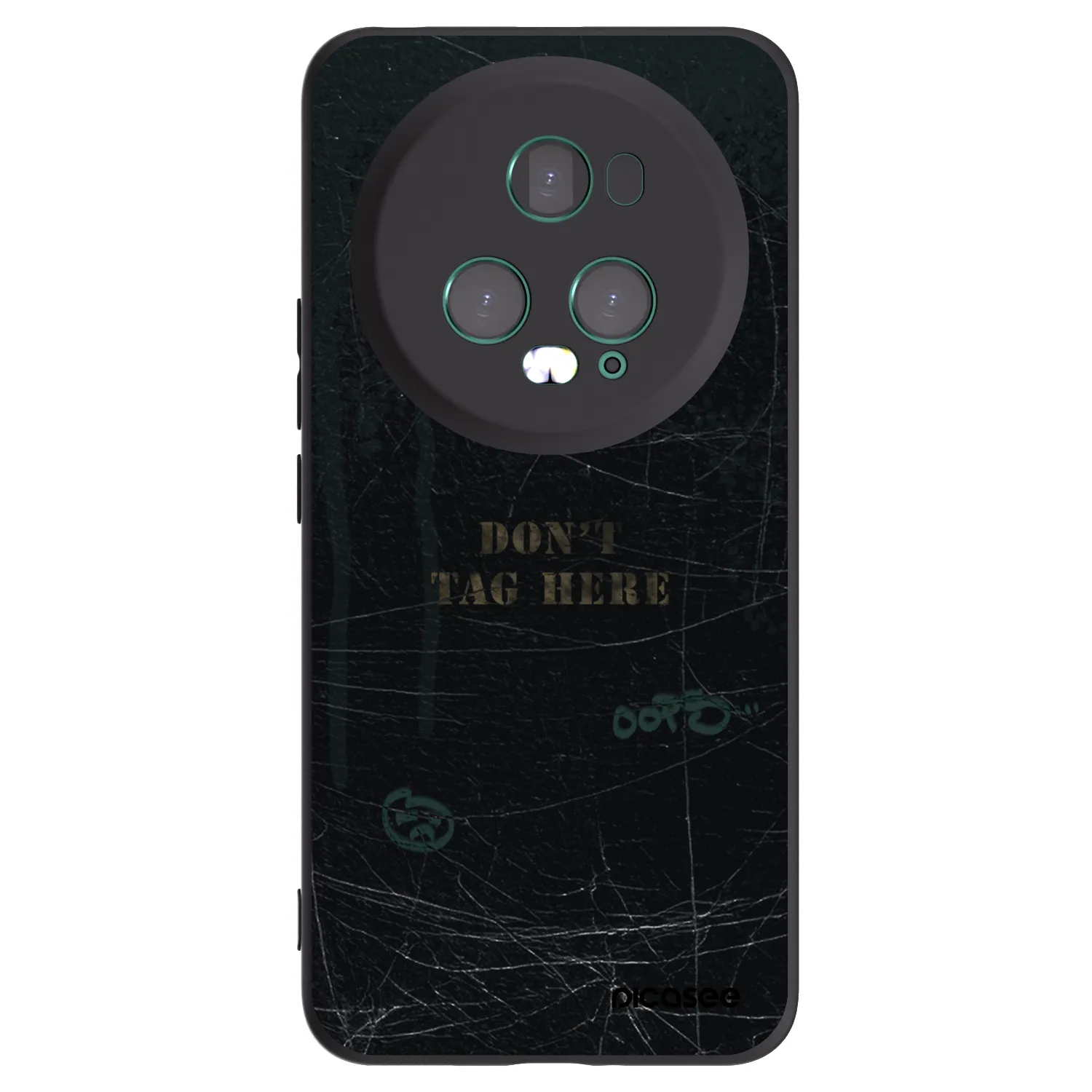 Picasee crna silikonska maskica za Honor Magic5 Pro - DON´T TAG