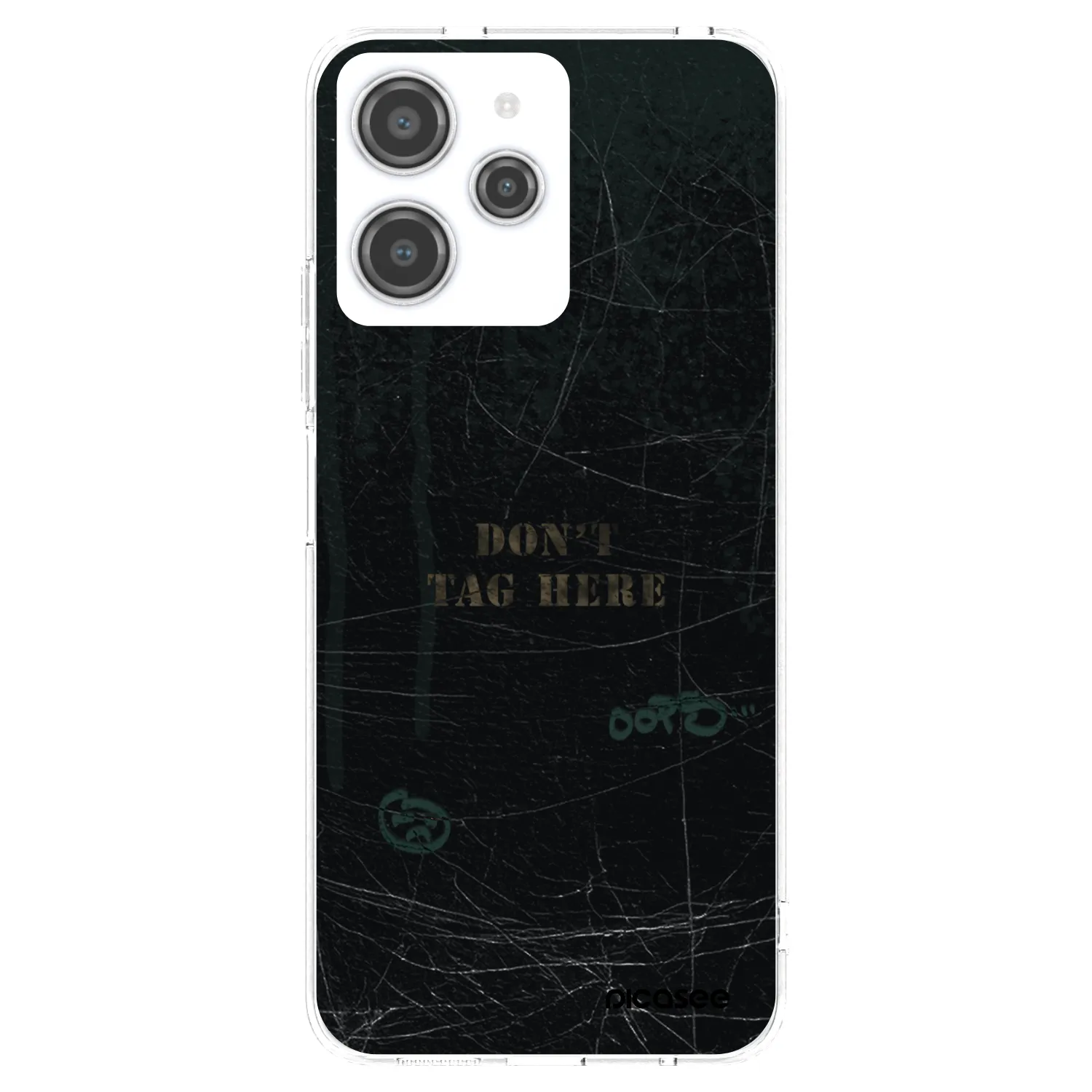 Picasee silikonska prozirna maskica za Xiaomi Redmi 12 4G - DON´T TAG