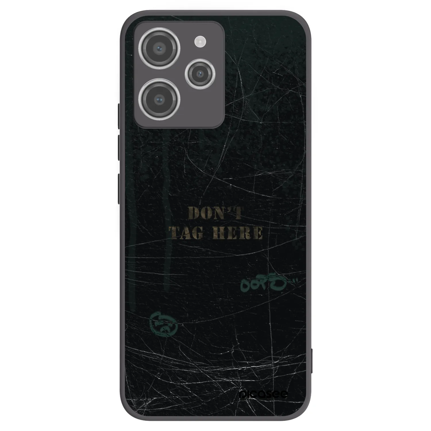 Picasee crna silikonska maskica za Xiaomi Redmi 12 4G - DON´T TAG