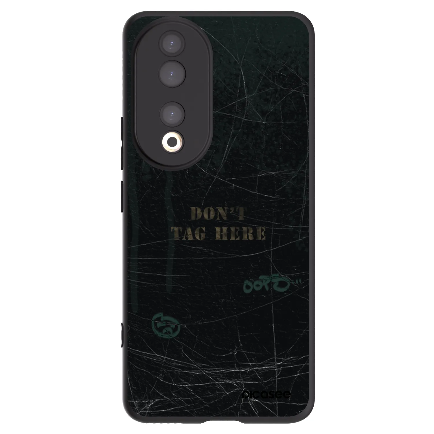 Picasee crna silikonska maskica za Honor 90 5G - DON´T TAG