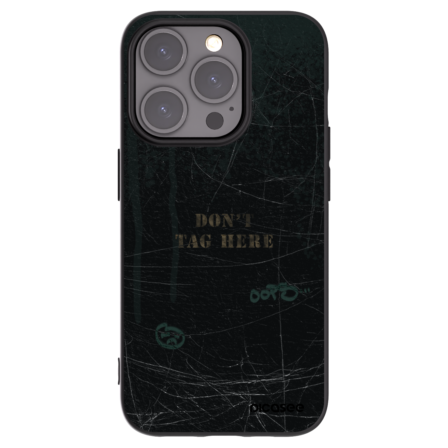 Picasee crna silikonska maskica za Apple iPhone 15 Pro - DON´T TAG