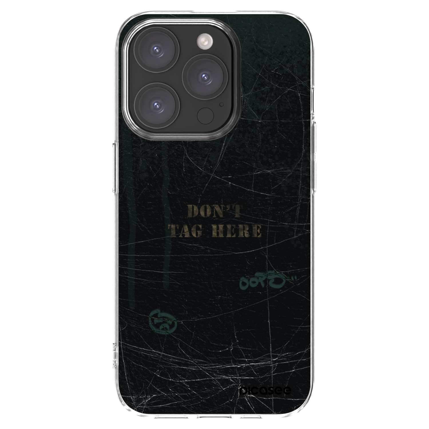 Picasee silikonska prozirna maskica za Apple iPhone 15 Pro - DON´T TAG