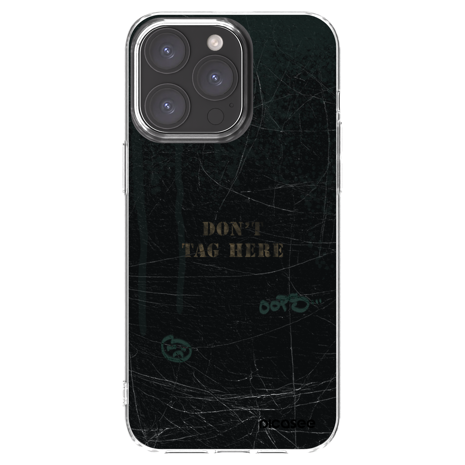 Picasee silikonska prozirna maskica za Apple iPhone 15 Pro Max - DON´T TAG