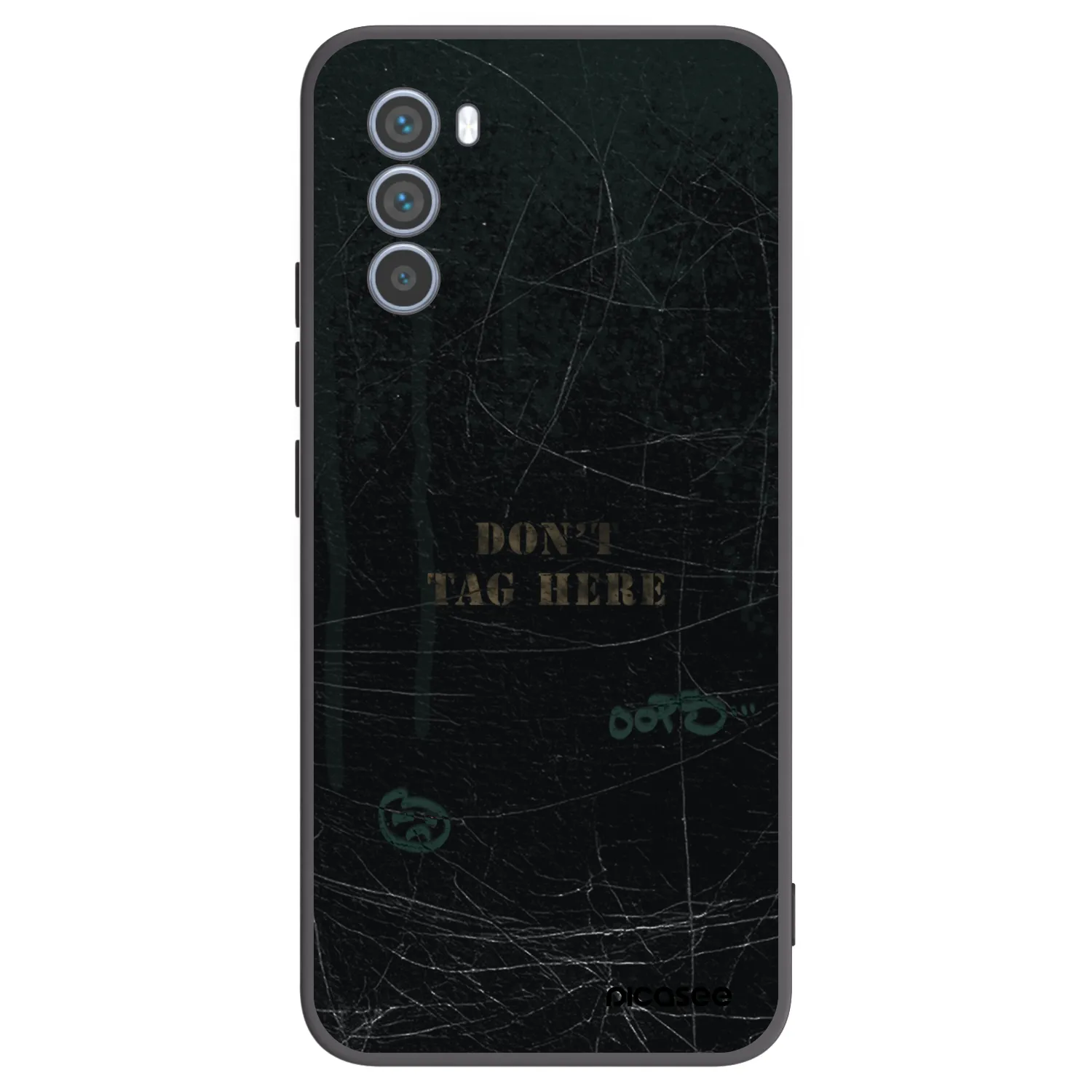 Picasee crna silikonska maskica za Motorola Moto G62 - DON´T TAG