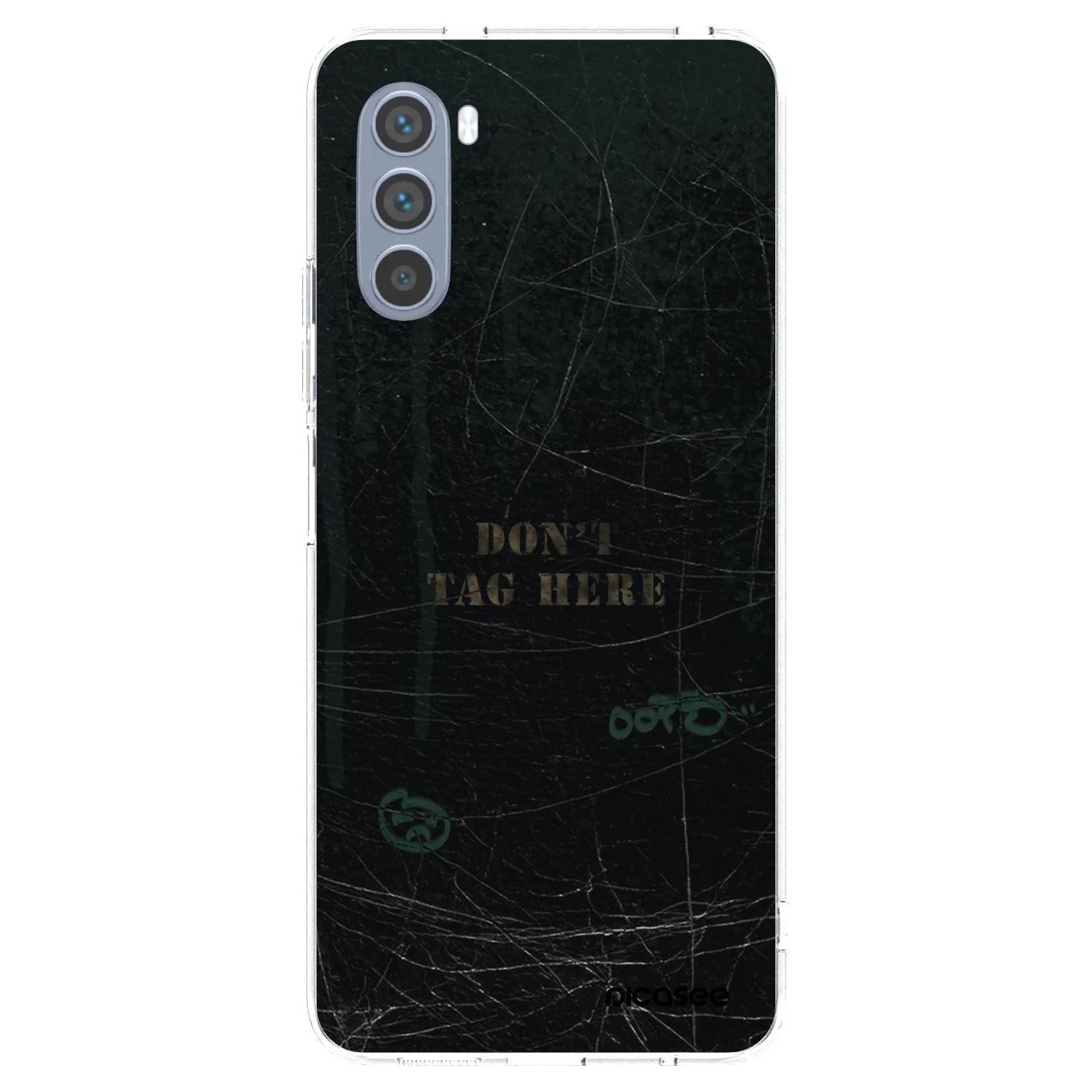 Picasee silikonska prozirna maskica za Motorola Moto G62 - DON´T TAG