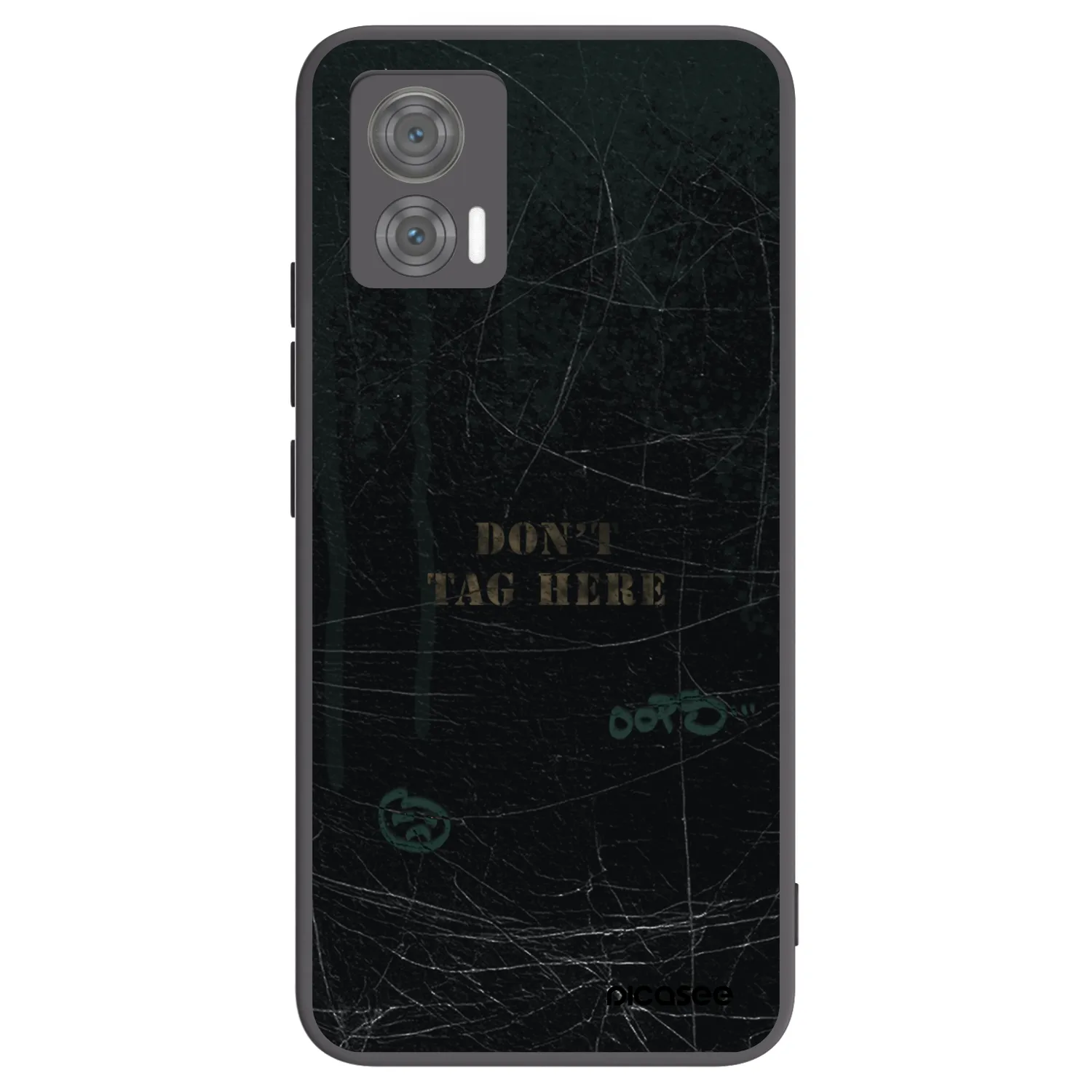 Picasee crna silikonska maskica za Motorola Edge 30 Neo - DON´T TAG