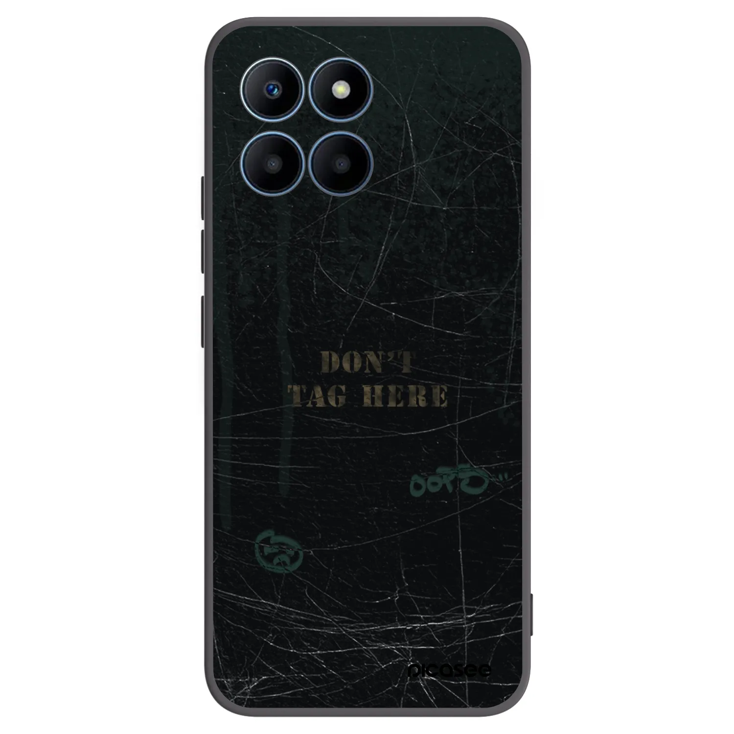 Picasee crna silikonska maskica za Honor 70 Lite - DON´T TAG