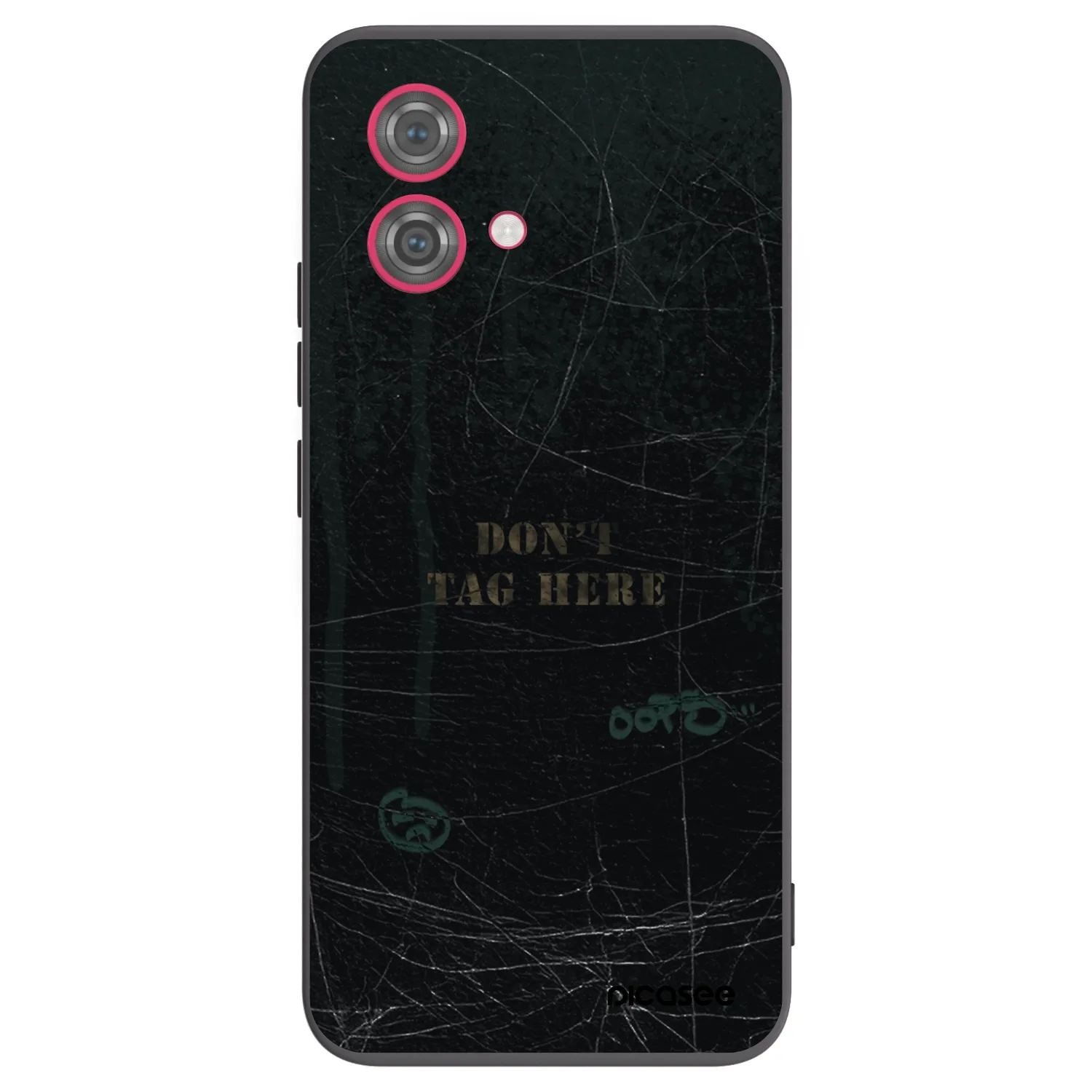 Picasee crna silikonska maskica za Motorola Moto G84 5G - DON´T TAG