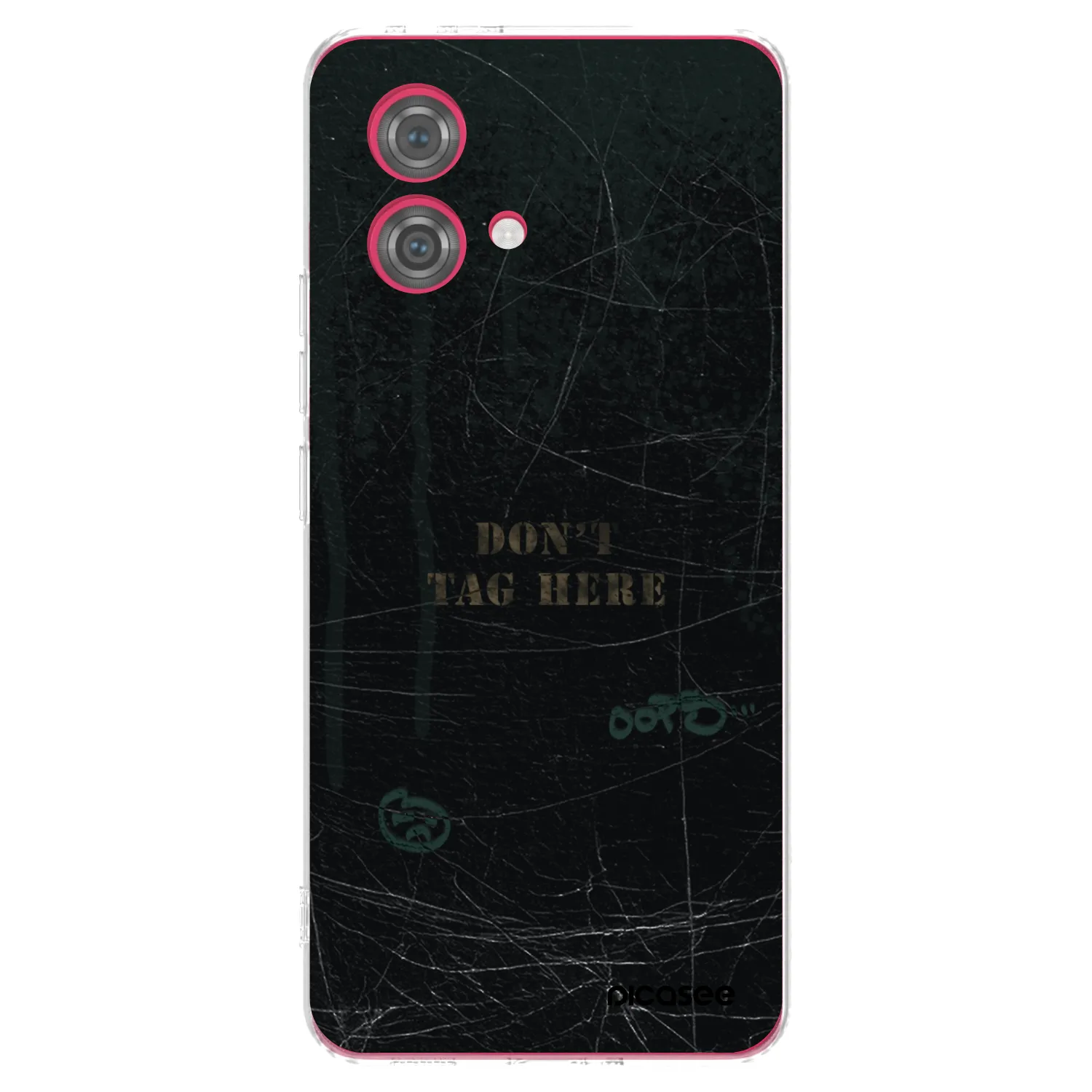 Picasee silikonska prozirna maskica za Motorola Moto G84 5G - DON´T TAG