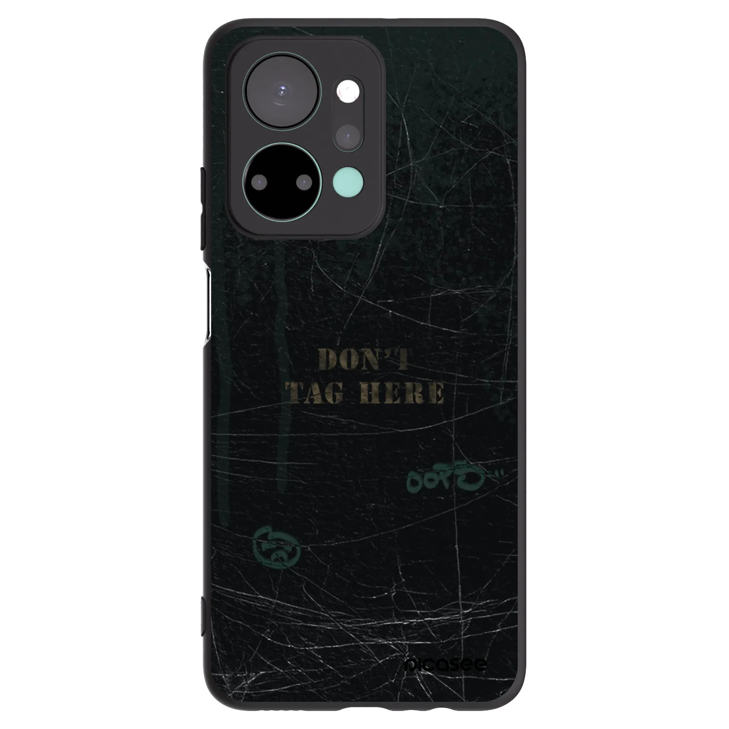 Picasee crna silikonska maskica za Honor X7a - DON´T TAG