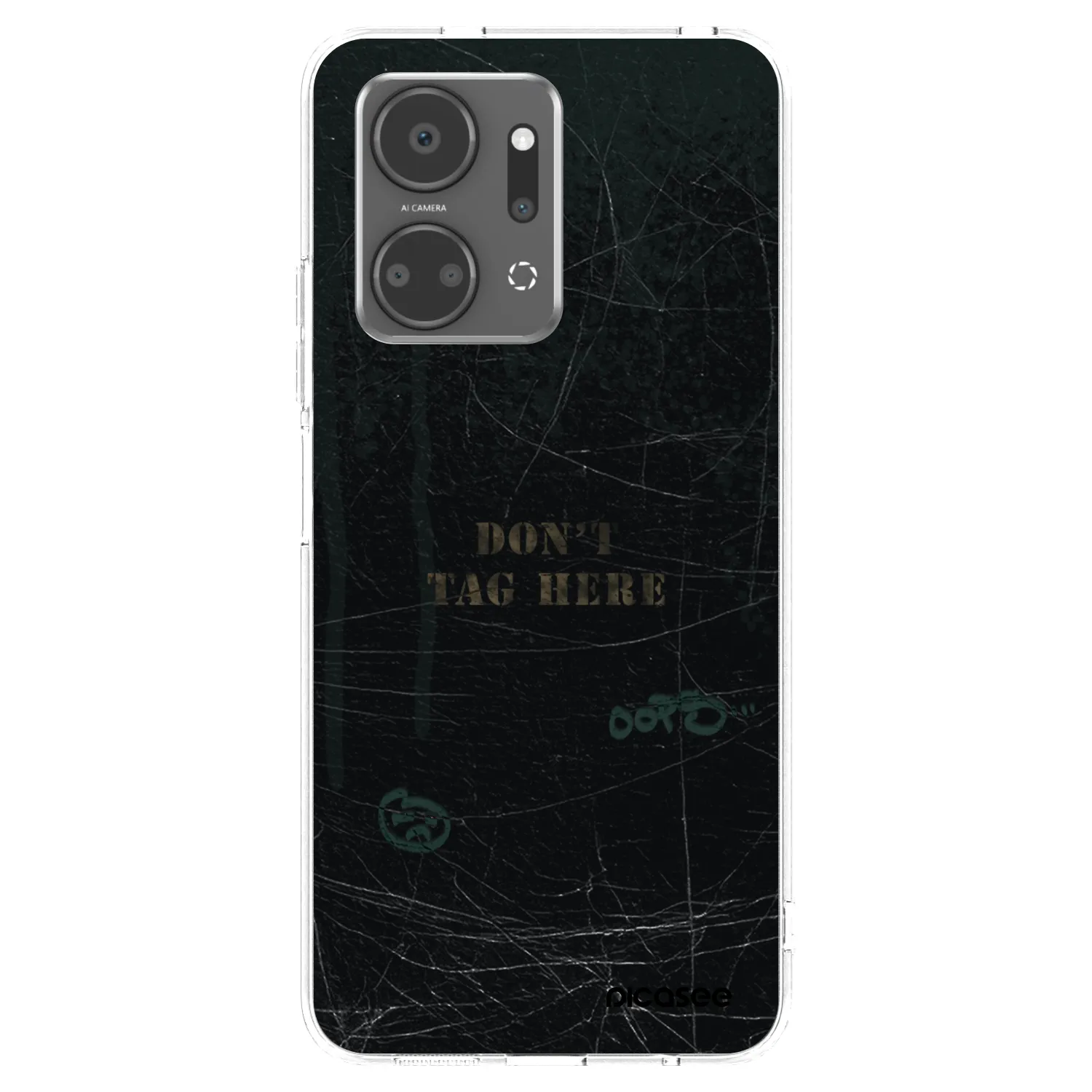Picasee silikonska prozirna maskica za Honor X7a - DON´T TAG