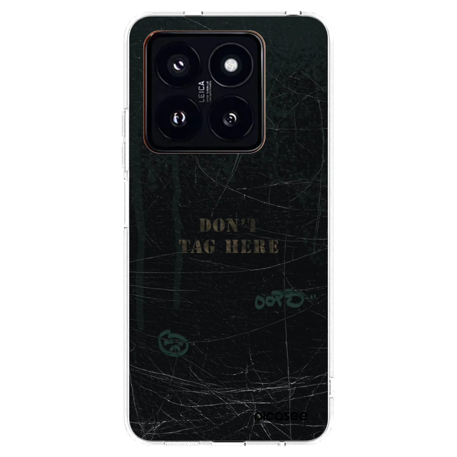 Picasee silikonska prozirna maskica za Xiaomi 14 Pro - DON´T TAG