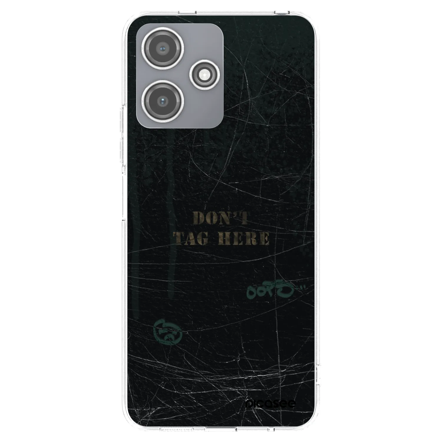 Picasee silikonska prozirna maskica za Xiaomi Redmi 12 5G - DON´T TAG