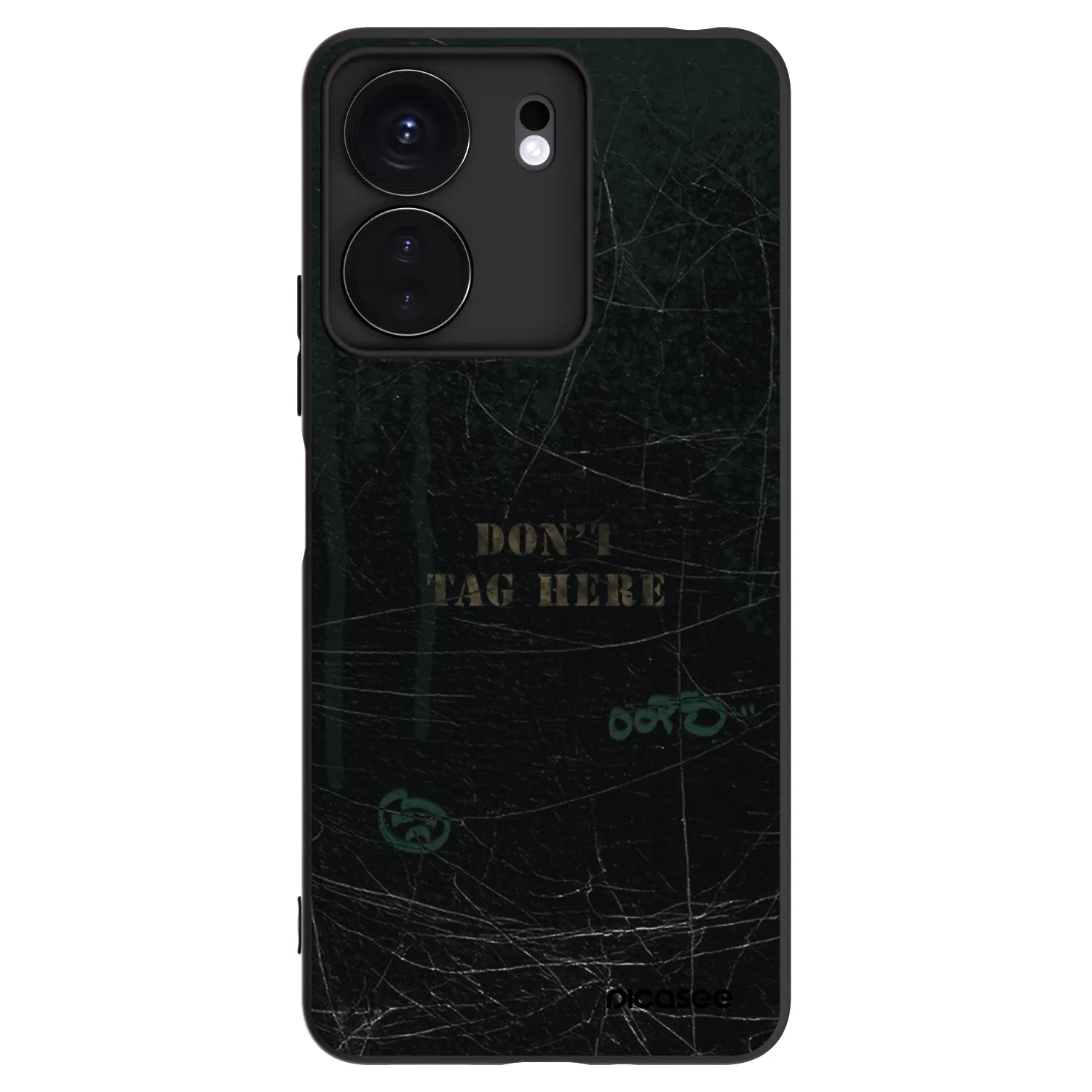 Picasee crna silikonska maskica za Xiaomi Redmi 13C 4G - DON´T TAG