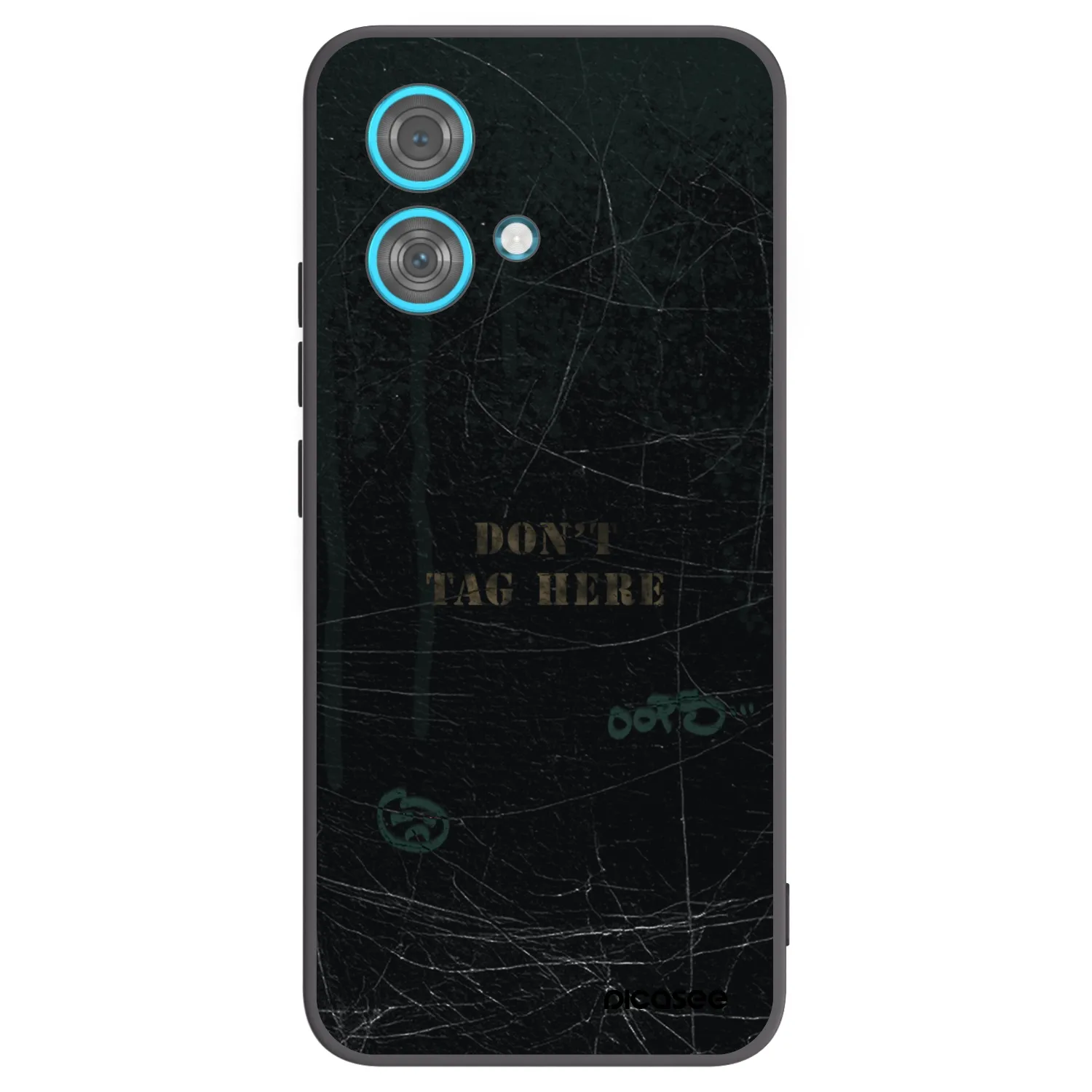 Picasee crna silikonska maskica za Motorola Edge 40 Neo - DON´T TAG