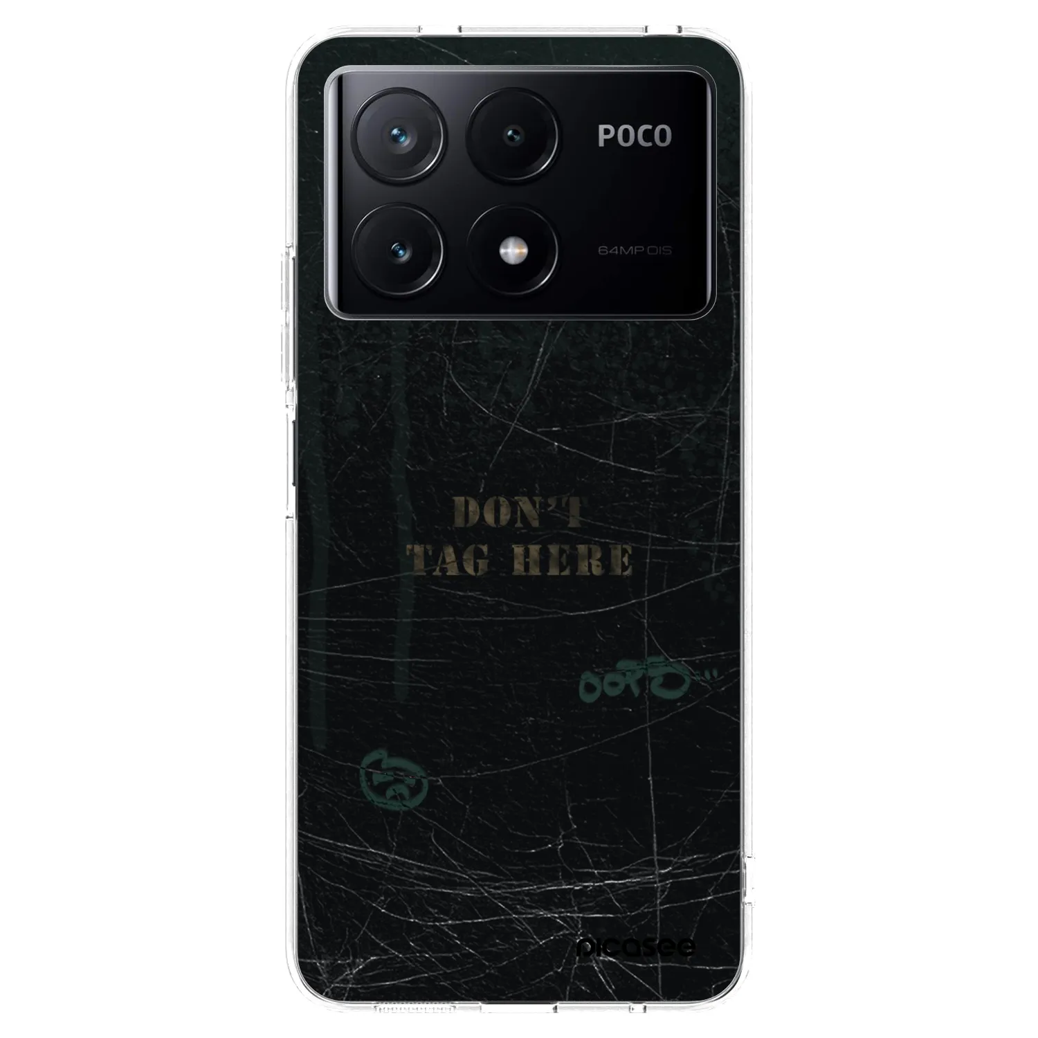 Picasee silikonska prozirna maskica za Xiaomi Poco X6 Pro - DON´T TAG