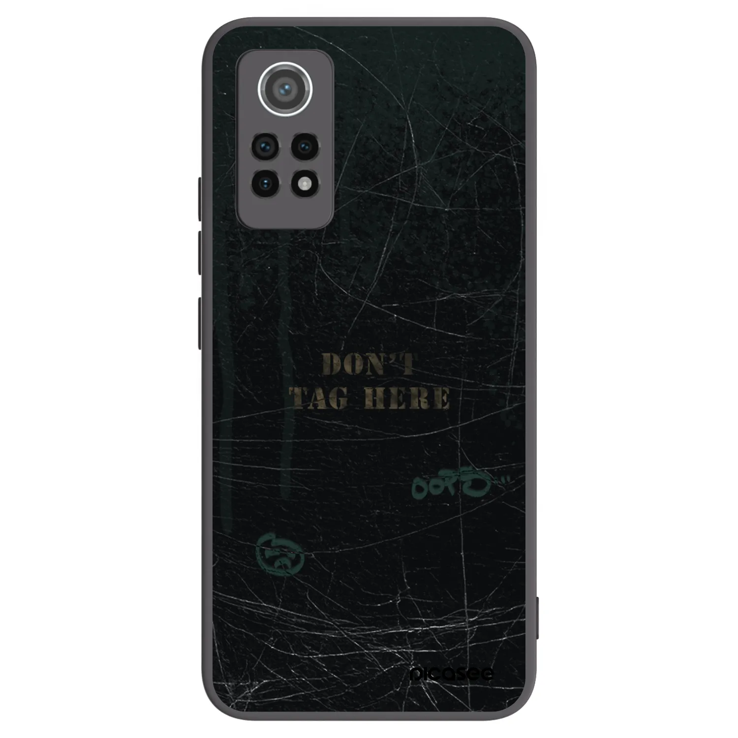 Picasee crna silikonska maskica za Xiaomi Redmi Note 12 Pro 4G - DON´T TAG