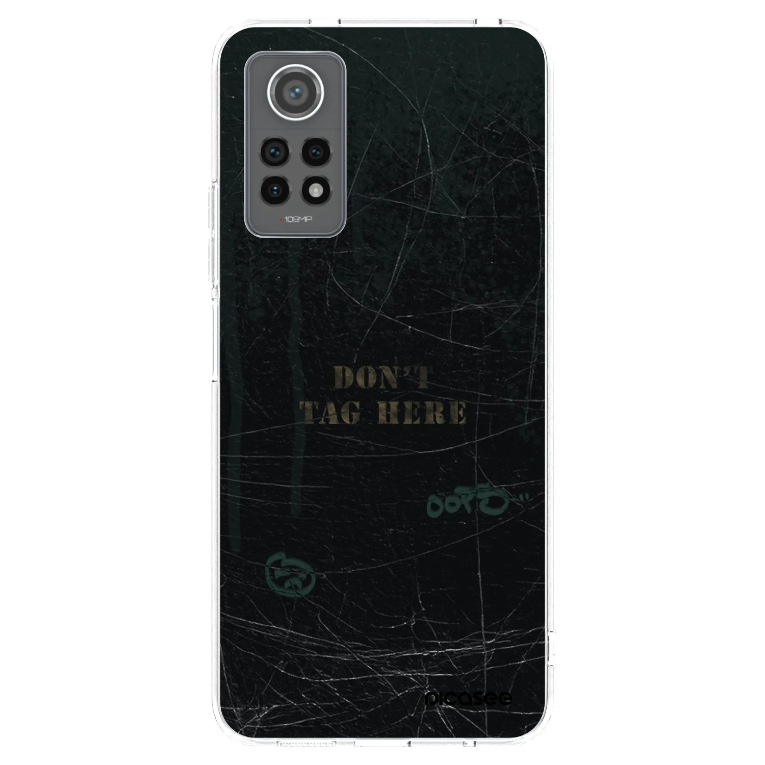 Picasee silikonska prozirna maskica za Xiaomi Redmi Note 12 Pro 4G - DON´T TAG