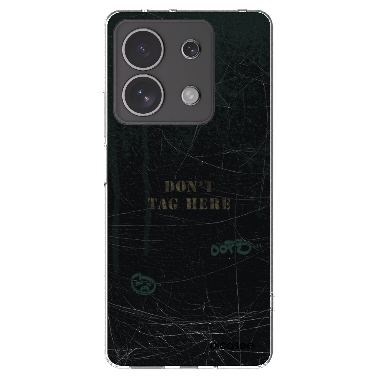 Picasee silikonska prozirna maskica za Xiaomi Redmi Note 13 4G - DON´T TAG