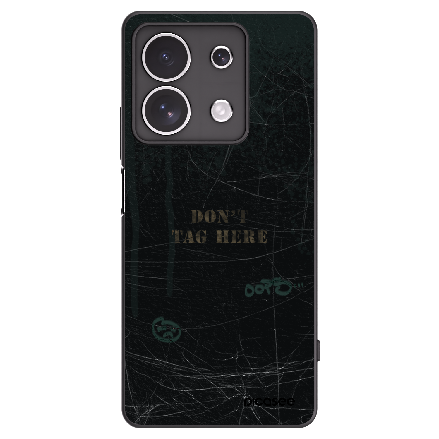 Picasee crna silikonska maskica za Xiaomi Redmi Note 13 4G - DON´T TAG